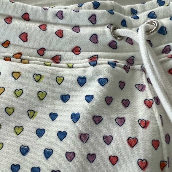 Roller Rabbit Disco Hearts Sweatpants Small NWOT - Picture 2 of 4